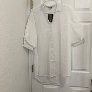 NWT Fashion Nova One Last Time Button Top SIZE L